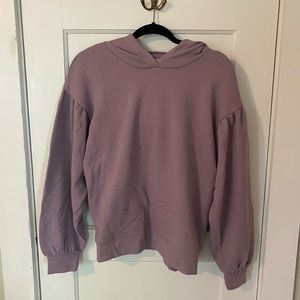 NWT Madewell Pleat-Sleeve Hoodie